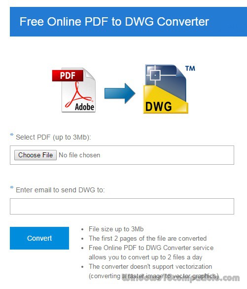 any pdf to dwg converter free download